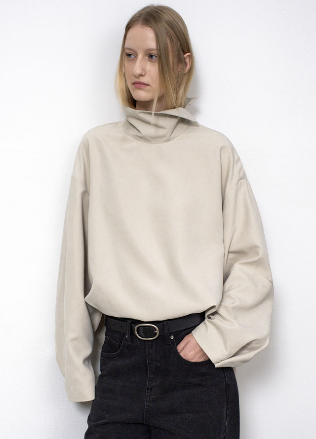 (SK-5065)TUCK VOLUME MIDI FLARE SKIRT Korea