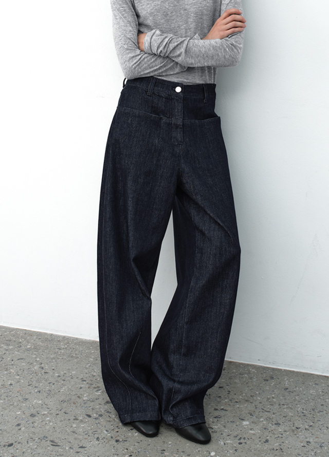 (JK-3041)ROUND NECK OVERFIT SET-UP TWEED JACKET Korea