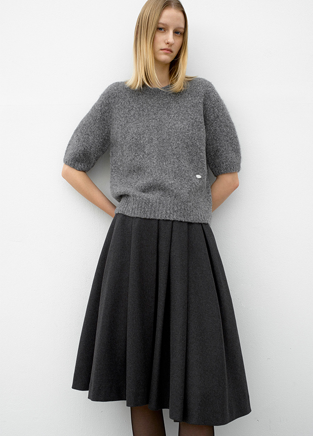 (SK-5066)ESSENTIAL H-LINE LING SKIRT S Korea