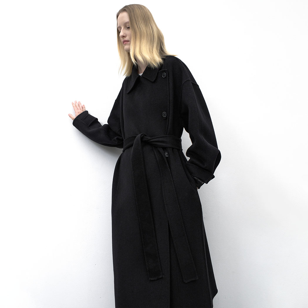(CT-1455)DOUBLE CLOSURE HANDMADE COAT S