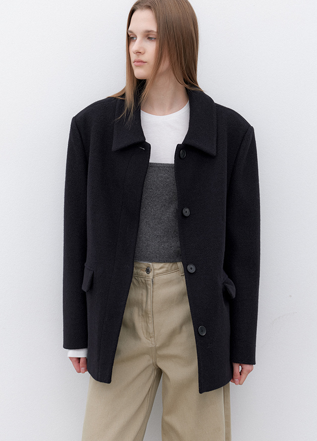 (ZT-6986)ESSENTIAL CASHMERE BUSTIER KNIT Korea