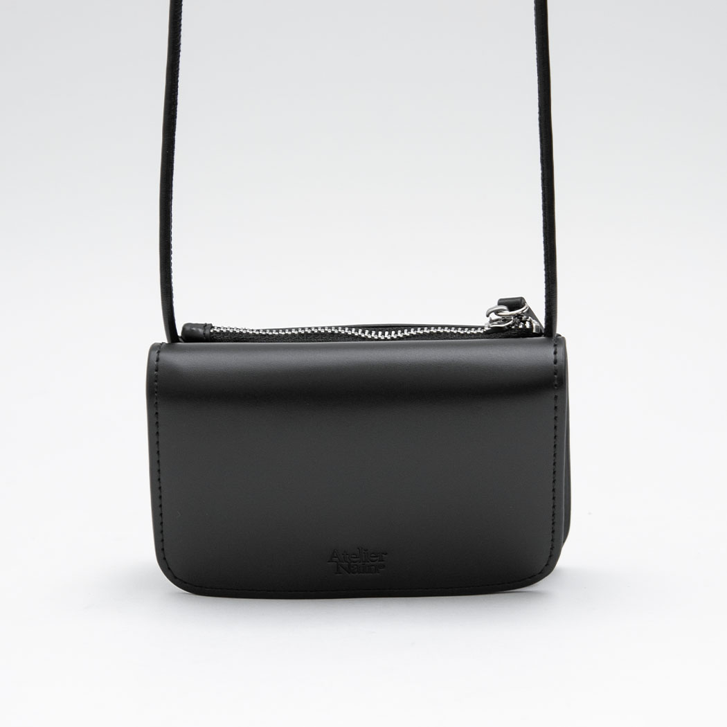 (B-2467)ATELIER NAIN GOODS LEATHER BELTED MULTI CARD WALLET