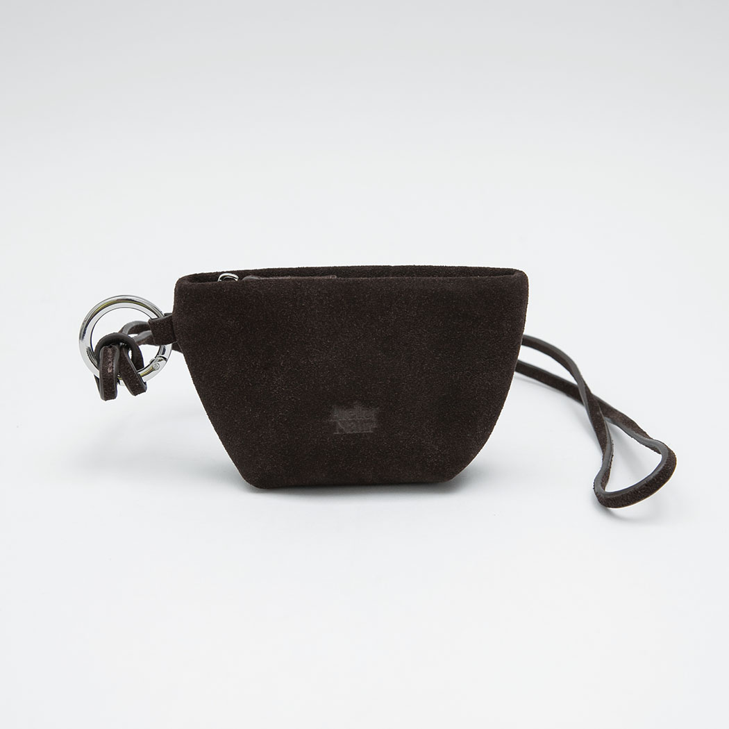 (ZB-2473)ATELIER NAIN GOODS MINI SUEDE NECKACE BAG