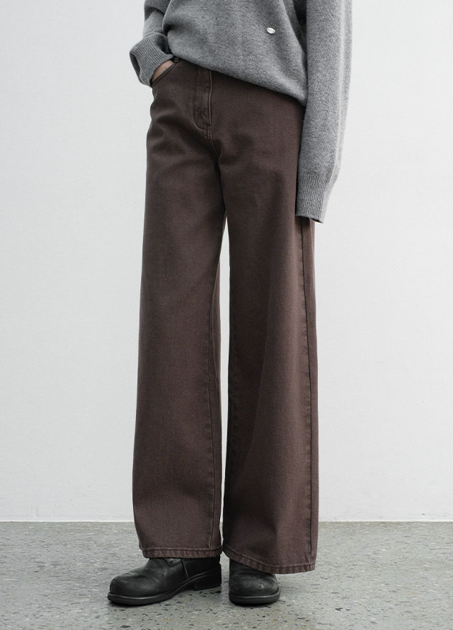 (Z-CT-1450)HAIRY WOOL BELTED HALF COAT S Korea