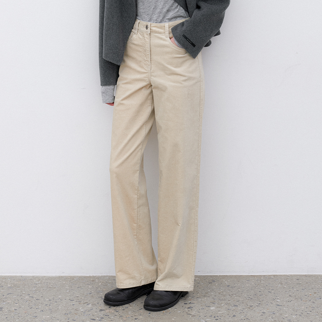 (PT-5726)ESEENTIAL WARM STRAIGHT PANTS
