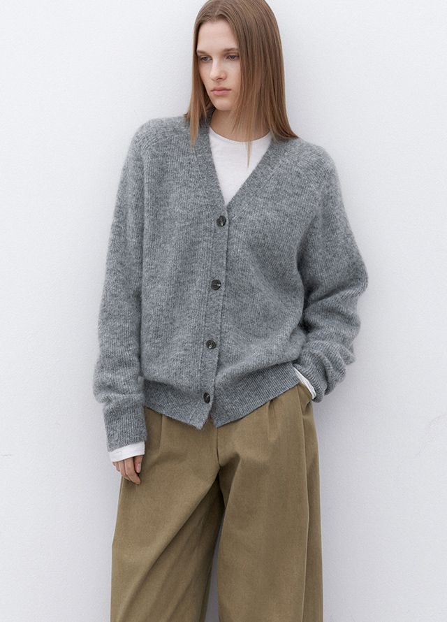 (PT-5722)BELTED TWO TUCK WIDE PANTS S Korea