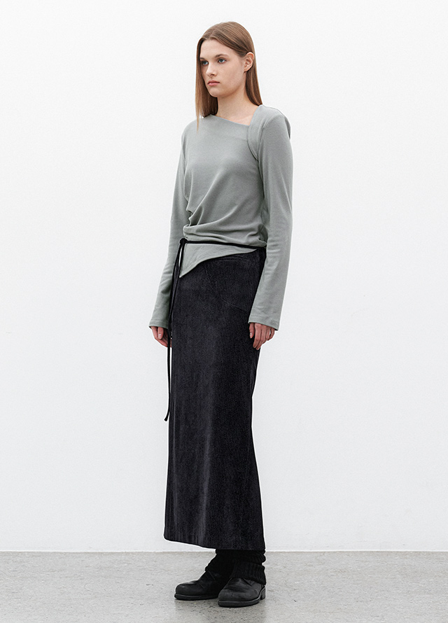 (T-7151)ESSENTIAL V-NECK OVERFIT KNIT Korea