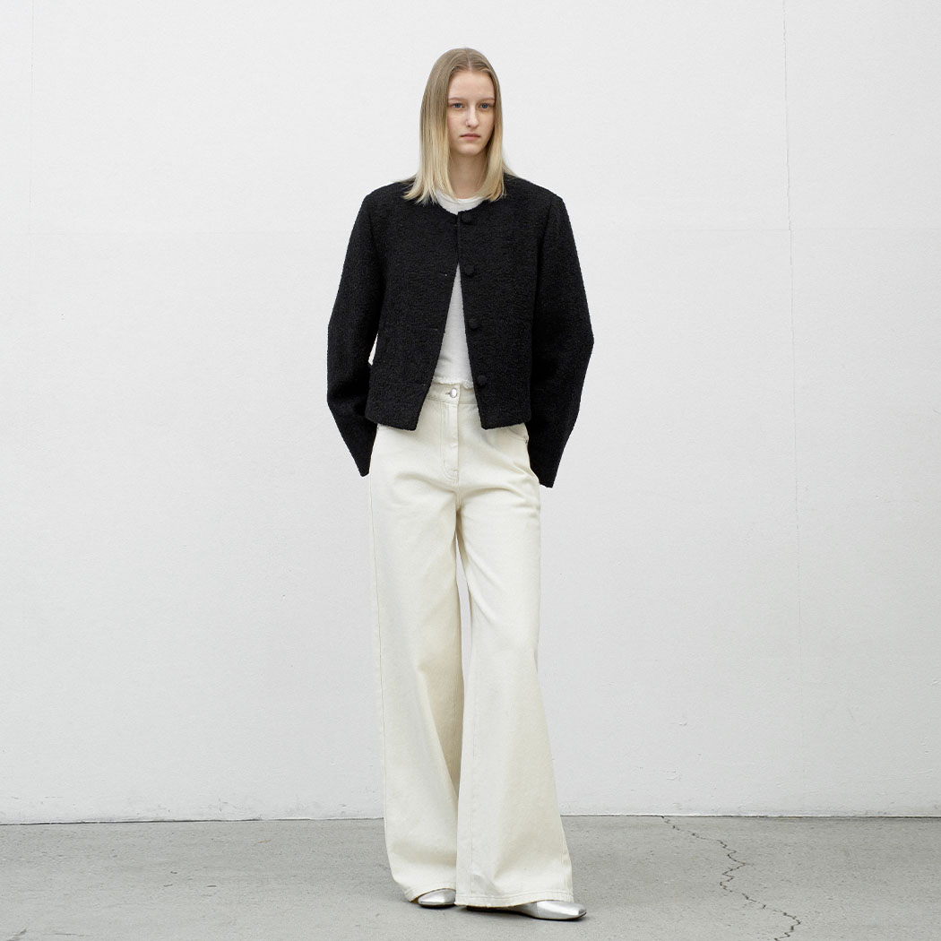 (PT-5728)WARM DEMAGE WASHING DENIM PANTS Korea