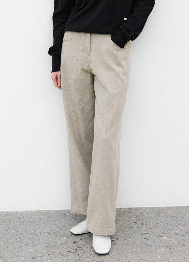 (JK-3052)HAIRY WOOL ROUND NECK JACKET Korea