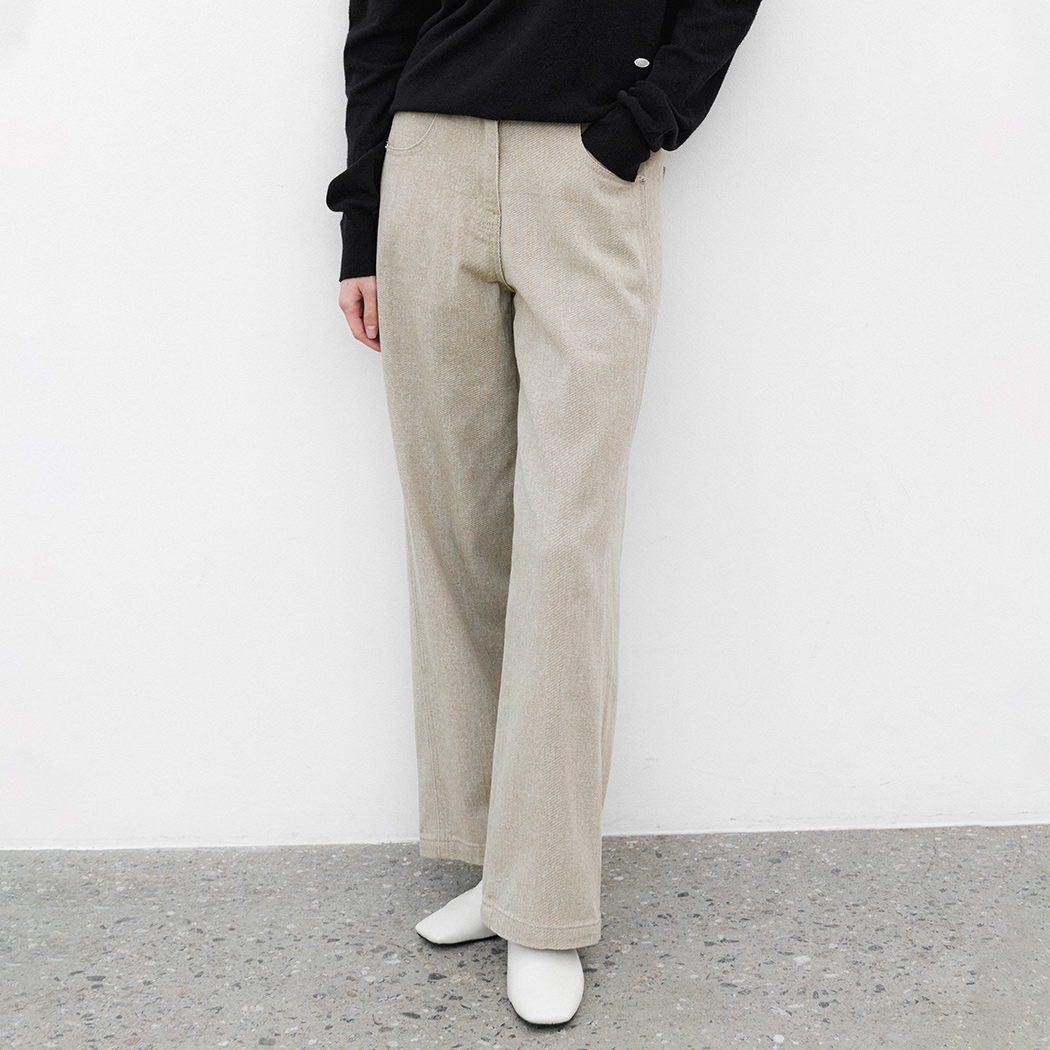 (PT-5731)ESSENTIAL PIGMENT WARM COTTON PANTS Korea