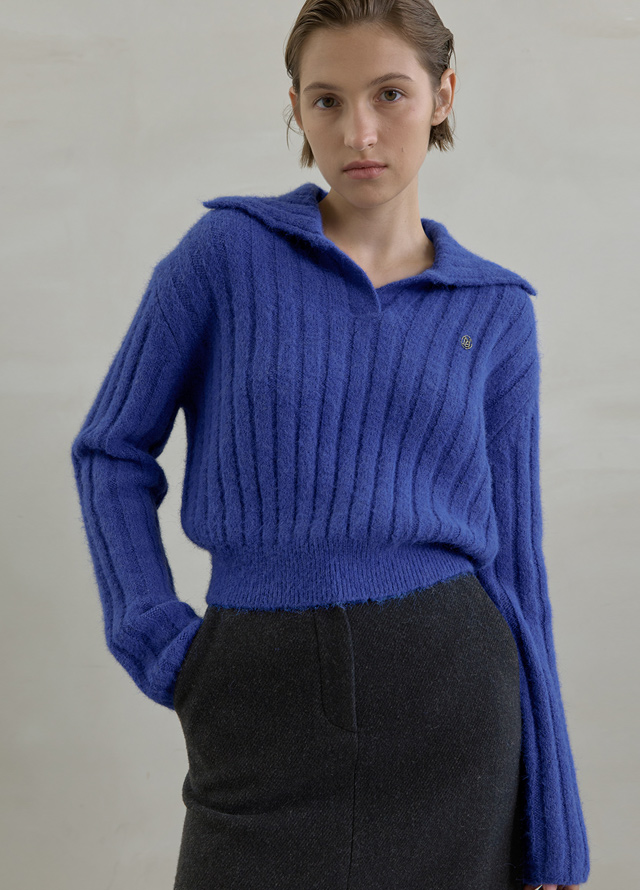 (SK-4853) Wool Momon Set-up Mini Skirt Korea