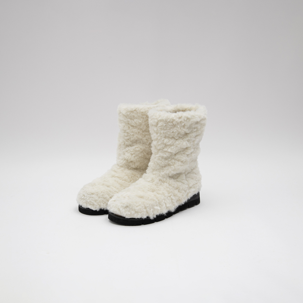 (Z-SH-3448)SOFT FUR MIDDLE BOOTS