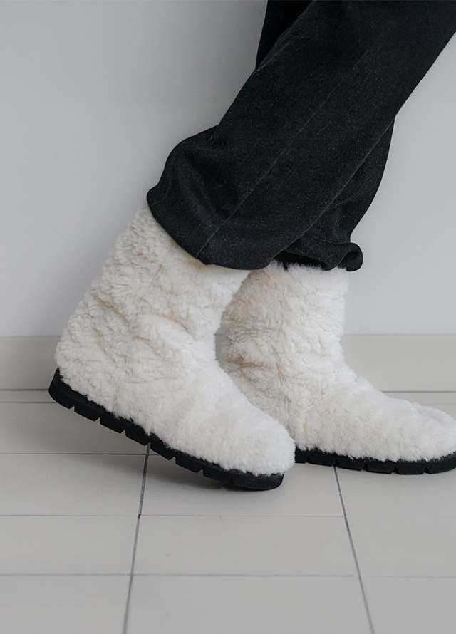 (CD-2151)COCO WOOL HAIRY SET-UP CARDIGAN Korea