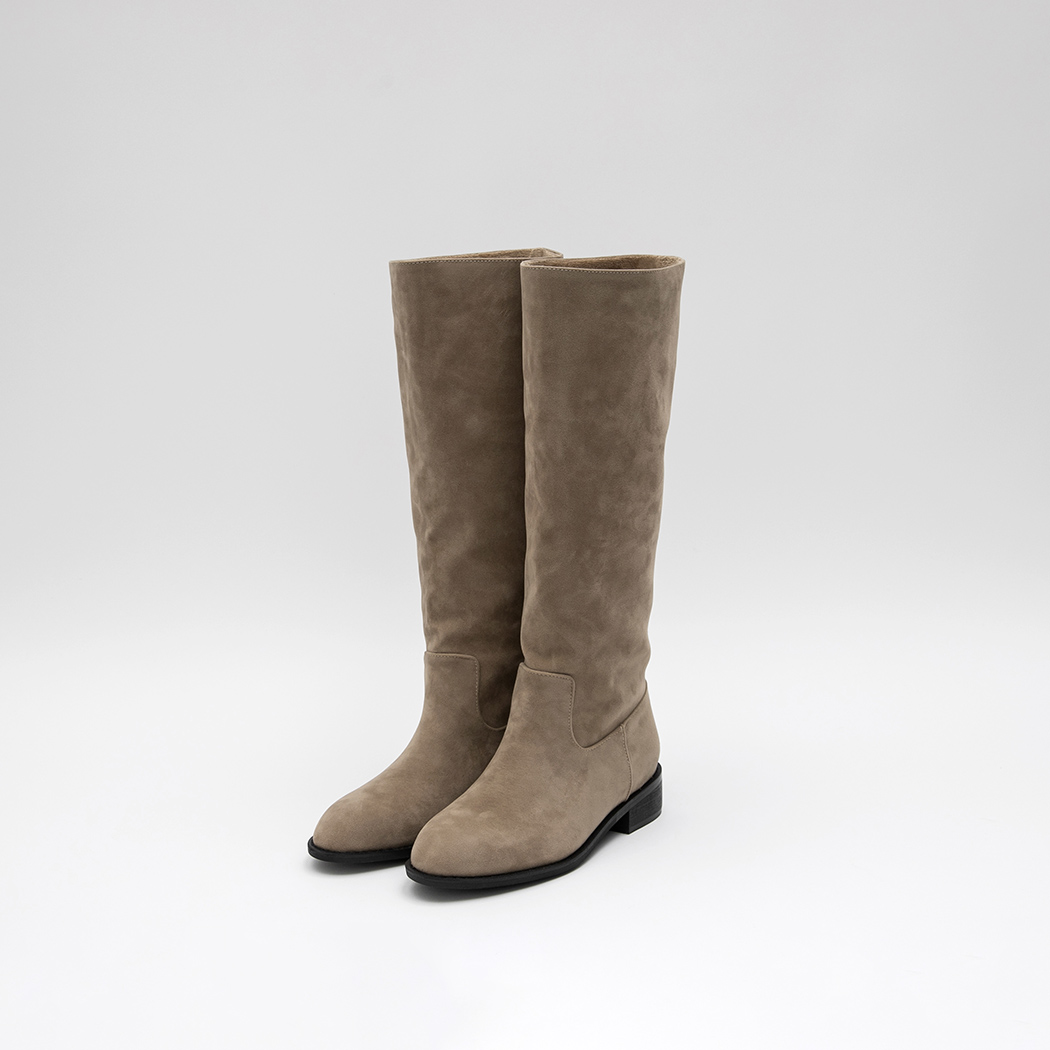 (Z-SH-3465)SUEDE LONG BOOTS