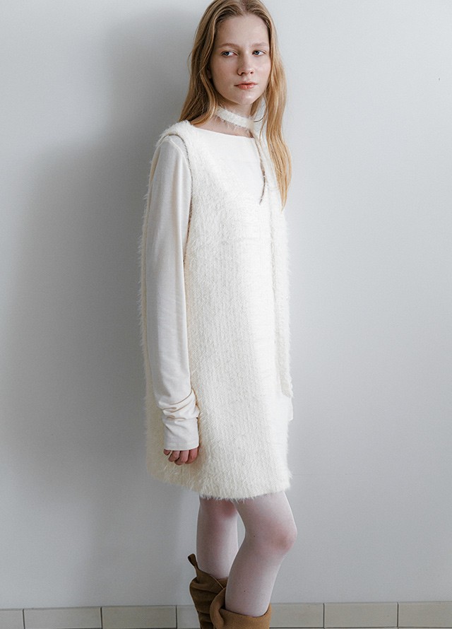 (HC-0054)LARGE FRILL SCRUNCHIE Korea