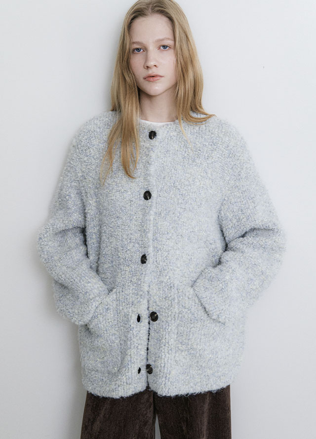 (PT-5715)HIGH WAIST VELVET SEMI WIDE PANTS Korea