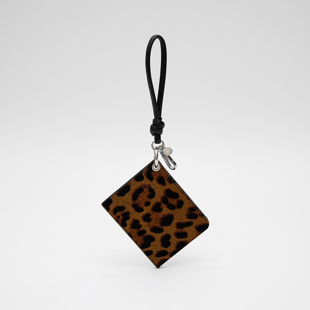 (ETC-2730)CALF HAIR SLIM CARD WALLET