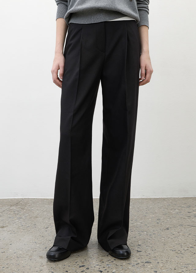 (ZN-BL-4263)ESSENTIAL ROUND HEM SHIRT Korea