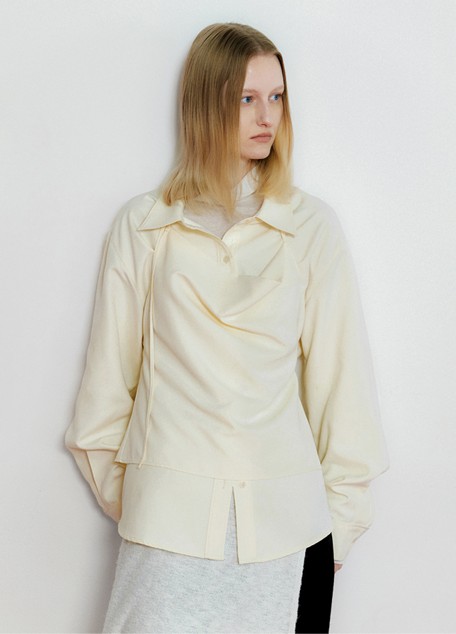 (PT-5723)WARM WIDE COLOR DENIM PANTS Korea