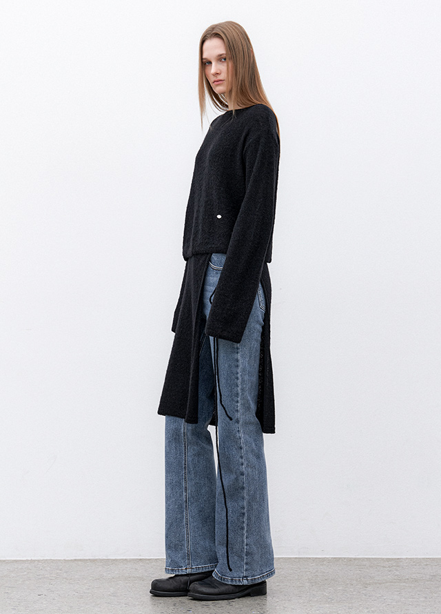 (JK-3051)FLUFFY HAIRY FUR JACKET Korea