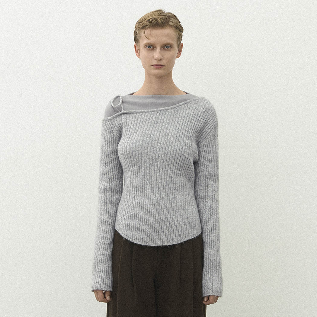 (ZT-6929)ESSENTIAL WARM BOAT NECK TEE