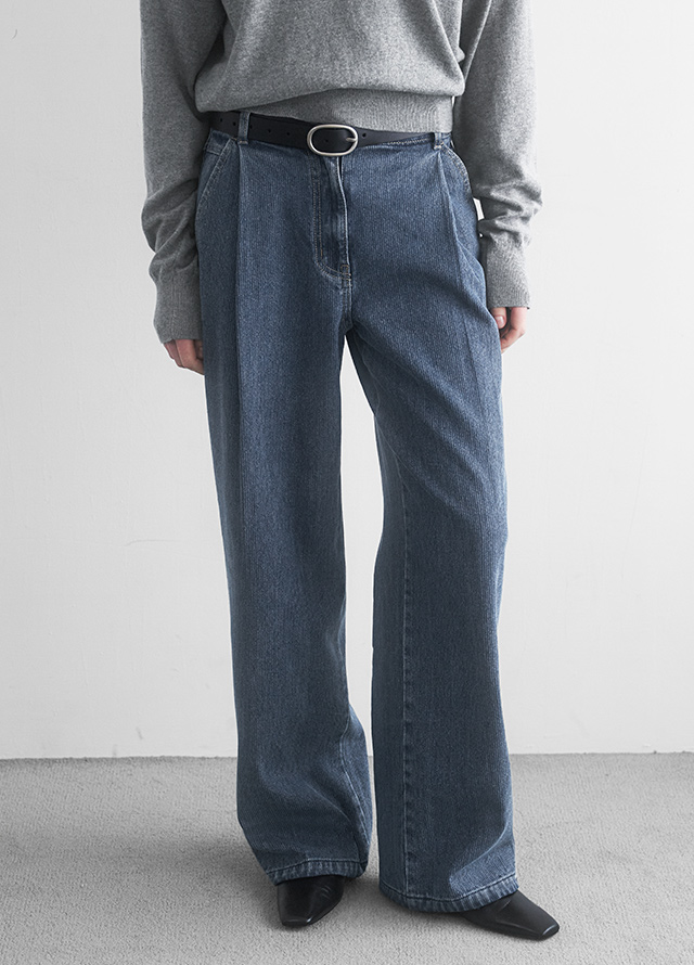 (T-7192)COTTON&WOOL OVERFIT V-NECK KNIT Korea