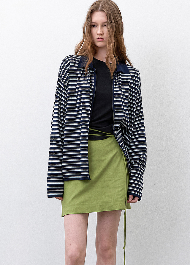 (T-7171)SOFT SLIMFIT BOAT NECK TEE Korea