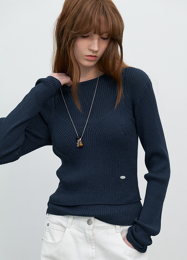 (PT-5741)WASHING CURVED COLOR DENIM PANTS Korea