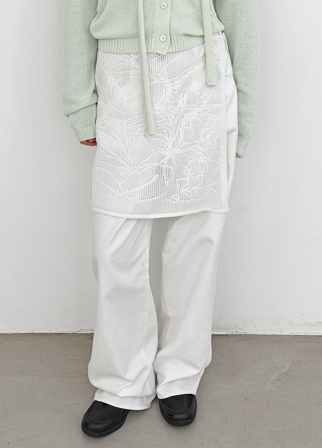 (CD-2255)NATURAL BOUCLE TOP&CARDIGAN KNIT SET S Korea