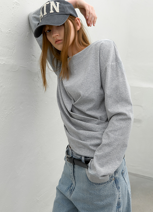 (SK-5085)SATIN BAND MINI SKIRT Korea