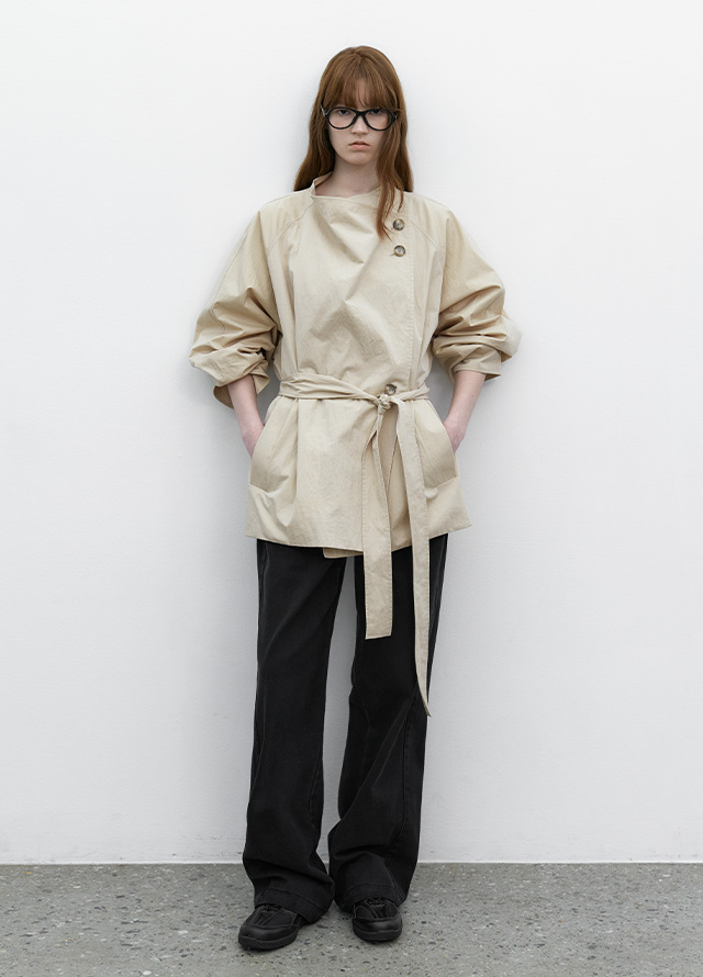 (T-7171)SOFT SLIMFIT BOAT NECK TEE Korea