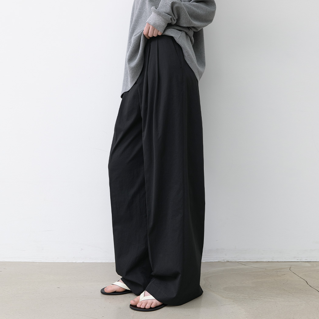 (PT-5758)ESSENTIAL WRINKLE FREE TUCK PANTS
