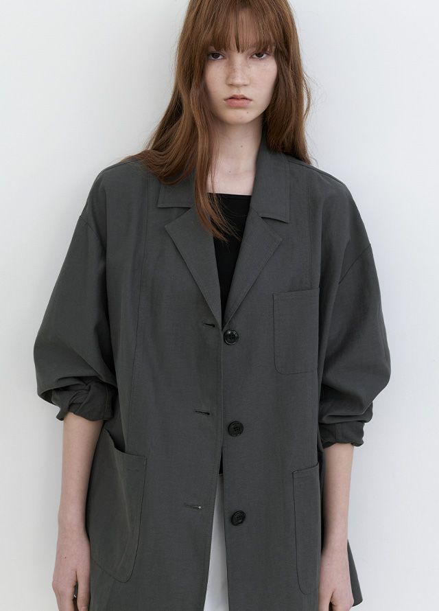 (T-7171)SOFT SLIMFIT BOAT NECK TEE Korea