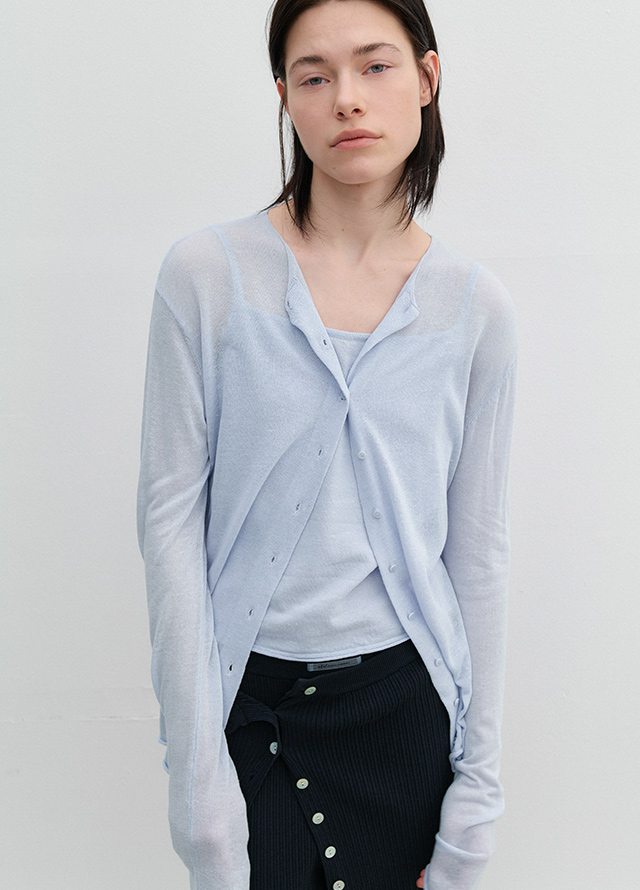 (PT-5751)LAYERED SET WRAP SKIRT PANTS Korea