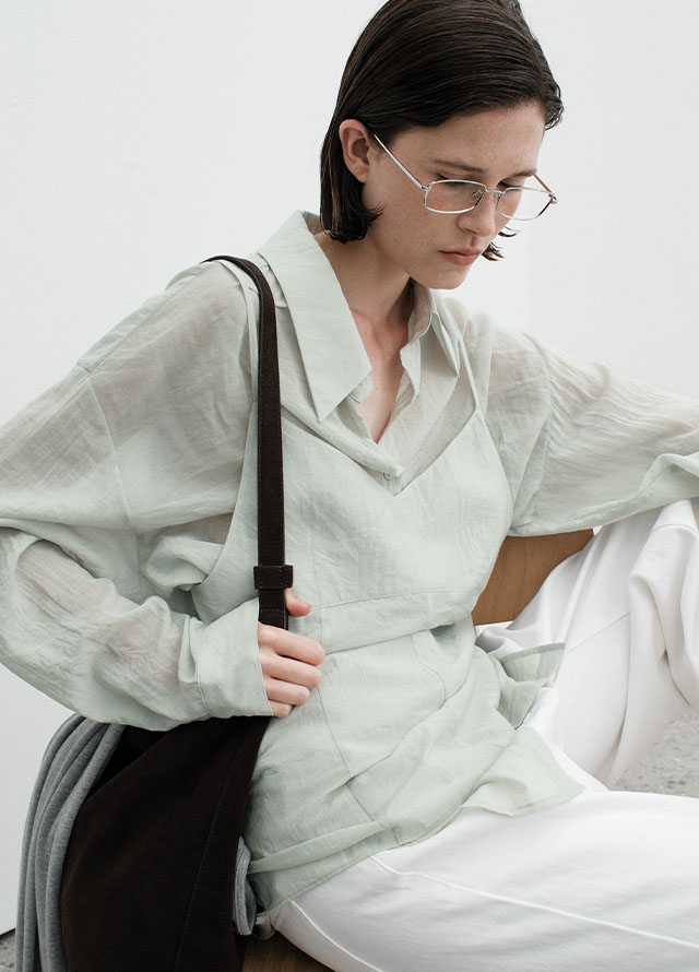 (SK-5056)DORIS SHEER LAYERED SKIRT Korea