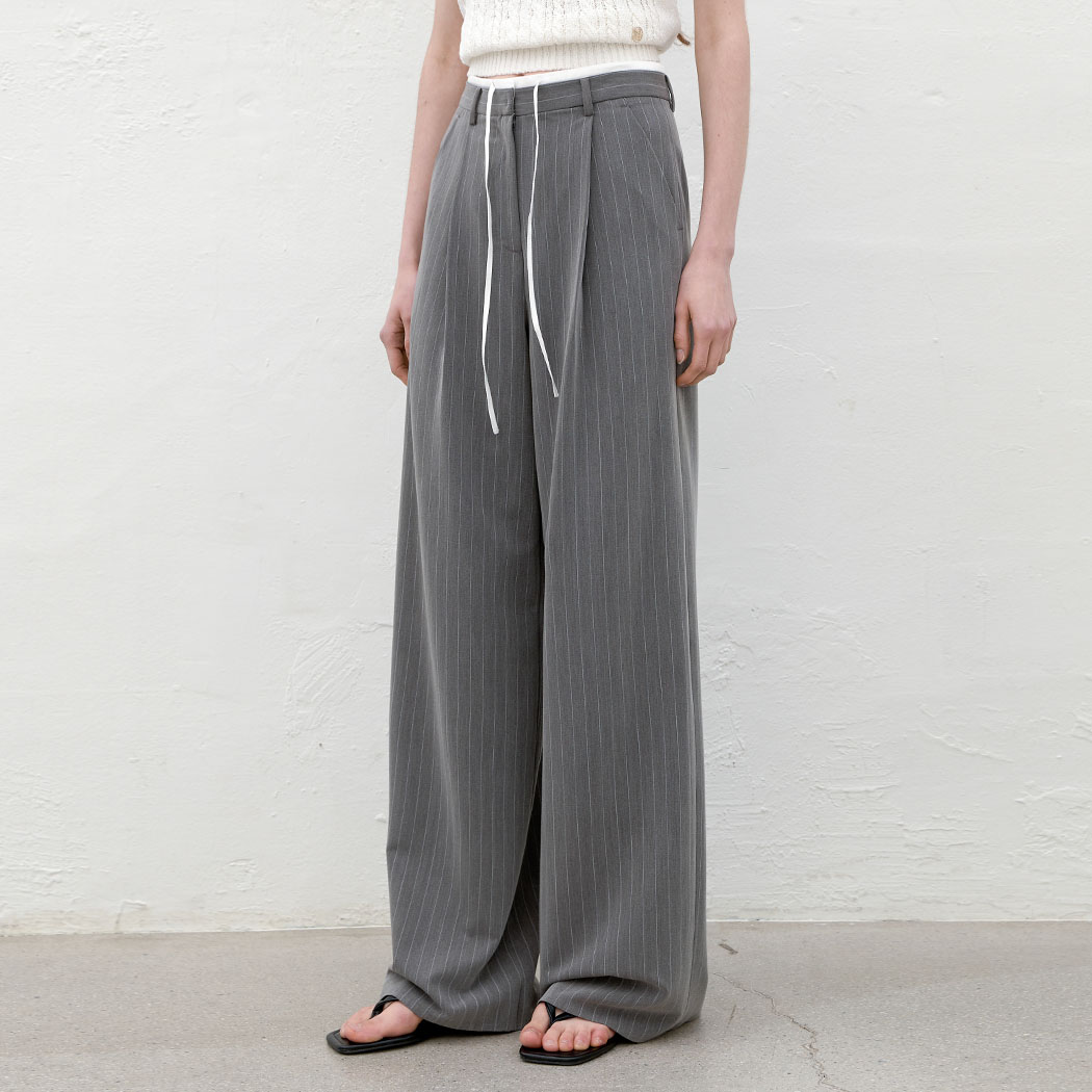 (Z-PT-5643)MIA DOUBLE WAIST STRIPE PANTS