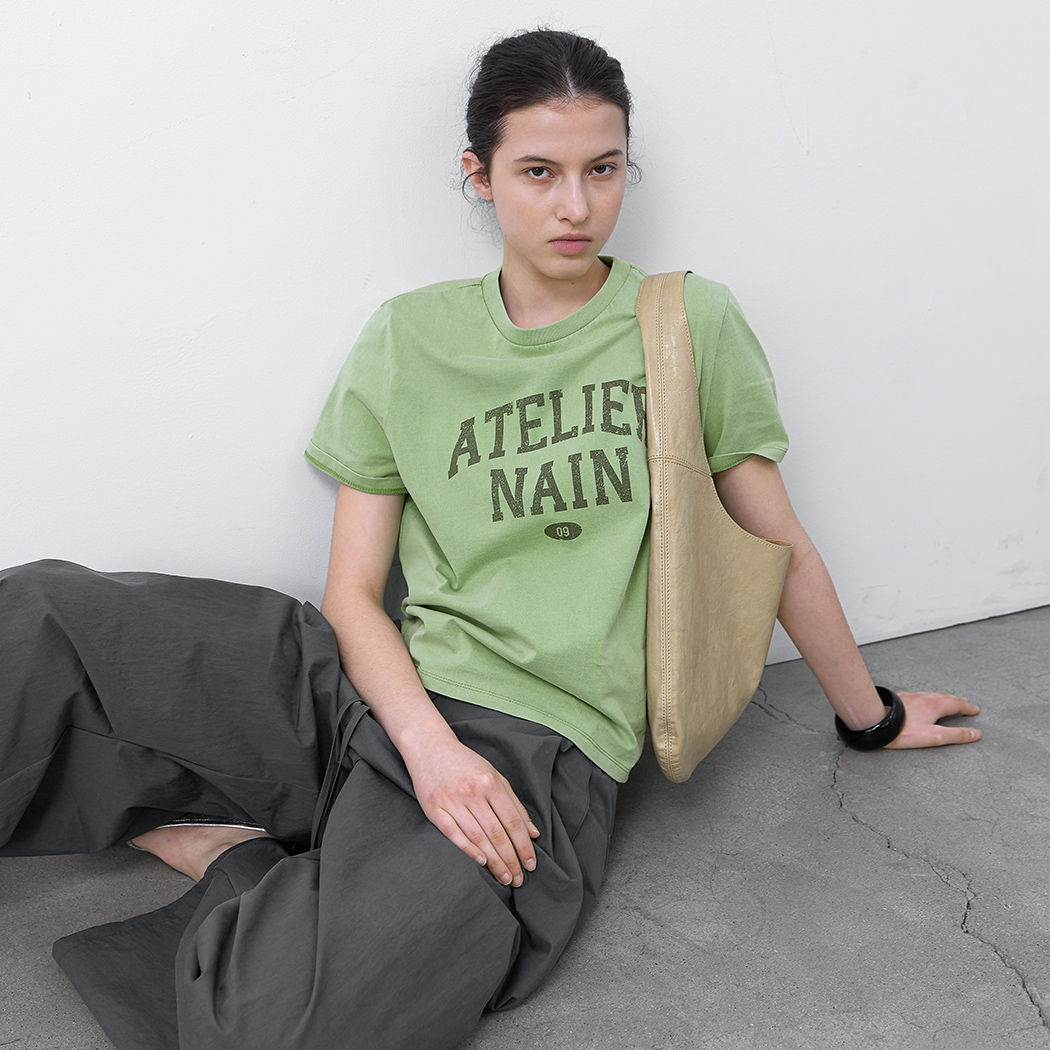 (T-7161)VINTAGE LOGO PIGMENT TEE