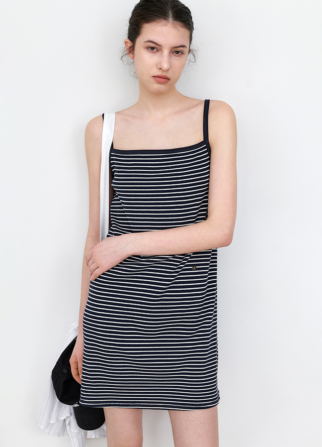 (BL-4413)PIN STRIPE OVERSIZED SHIRT Korea