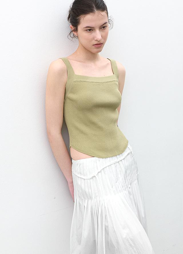 (SK-5094)WRINKLE PINTUCK SKIRT S Korea