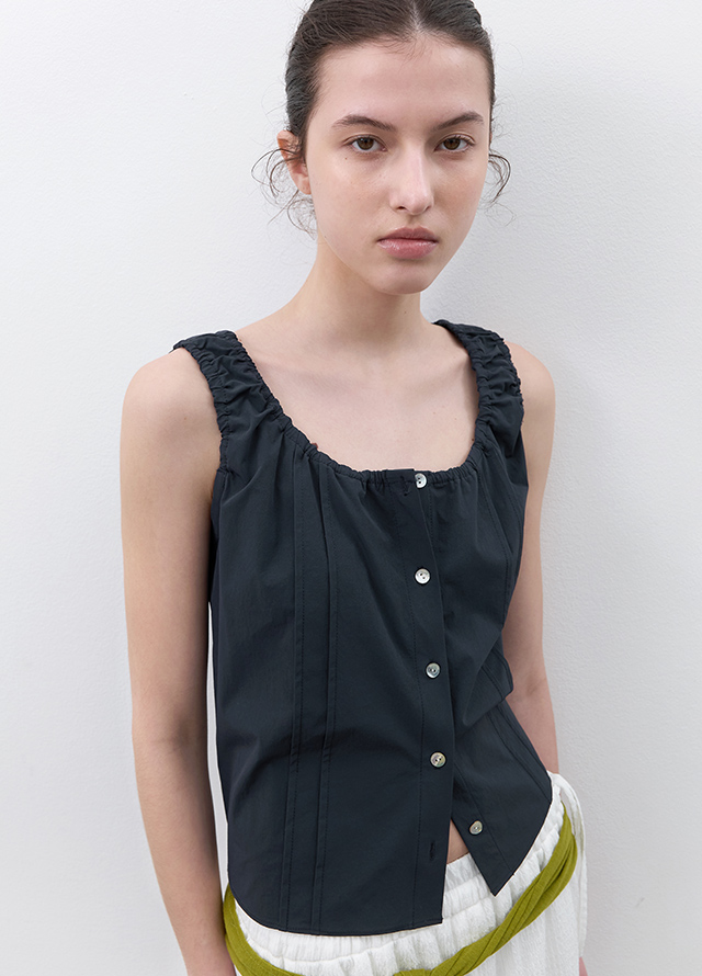 (PT-5780)SIDE STRING BANDING BOOTCUT PANTS Korea