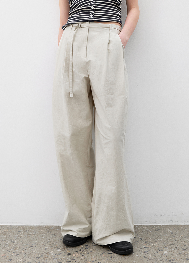 (T-7234)STRIPE SHIRRING TUBE TOP Korea