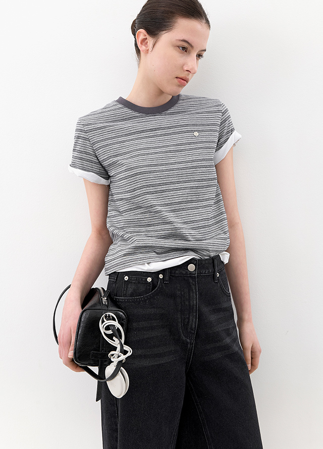 (Z-ETC-2719)ATELIER NAIN GOODS PEBBLE LEATHER MIRROR&SUNGLASS HOLDER Korea