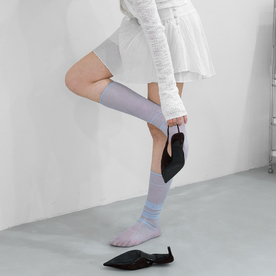 (SC-0054) Sheer Knee Socks
