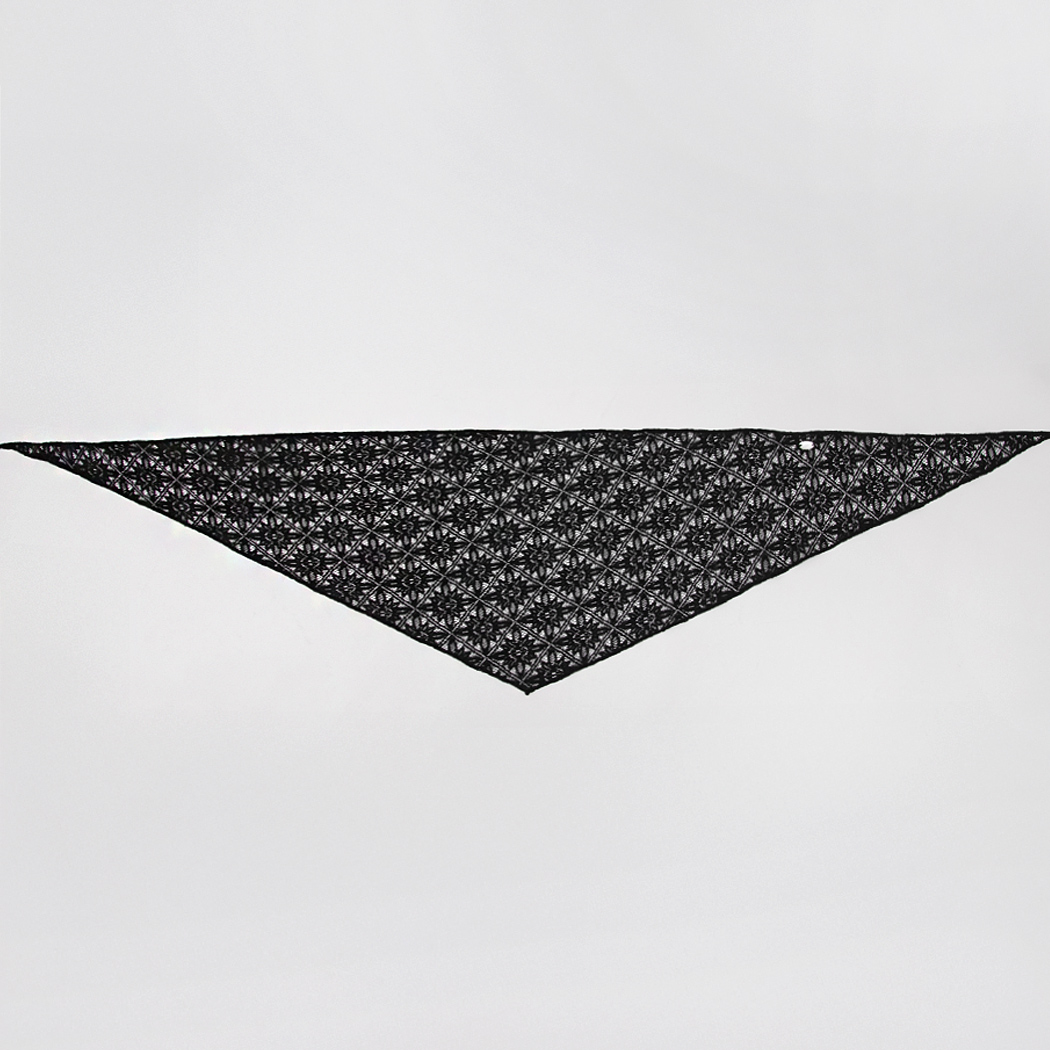 (ETC-2729) TRIANGLE LACE SCARF