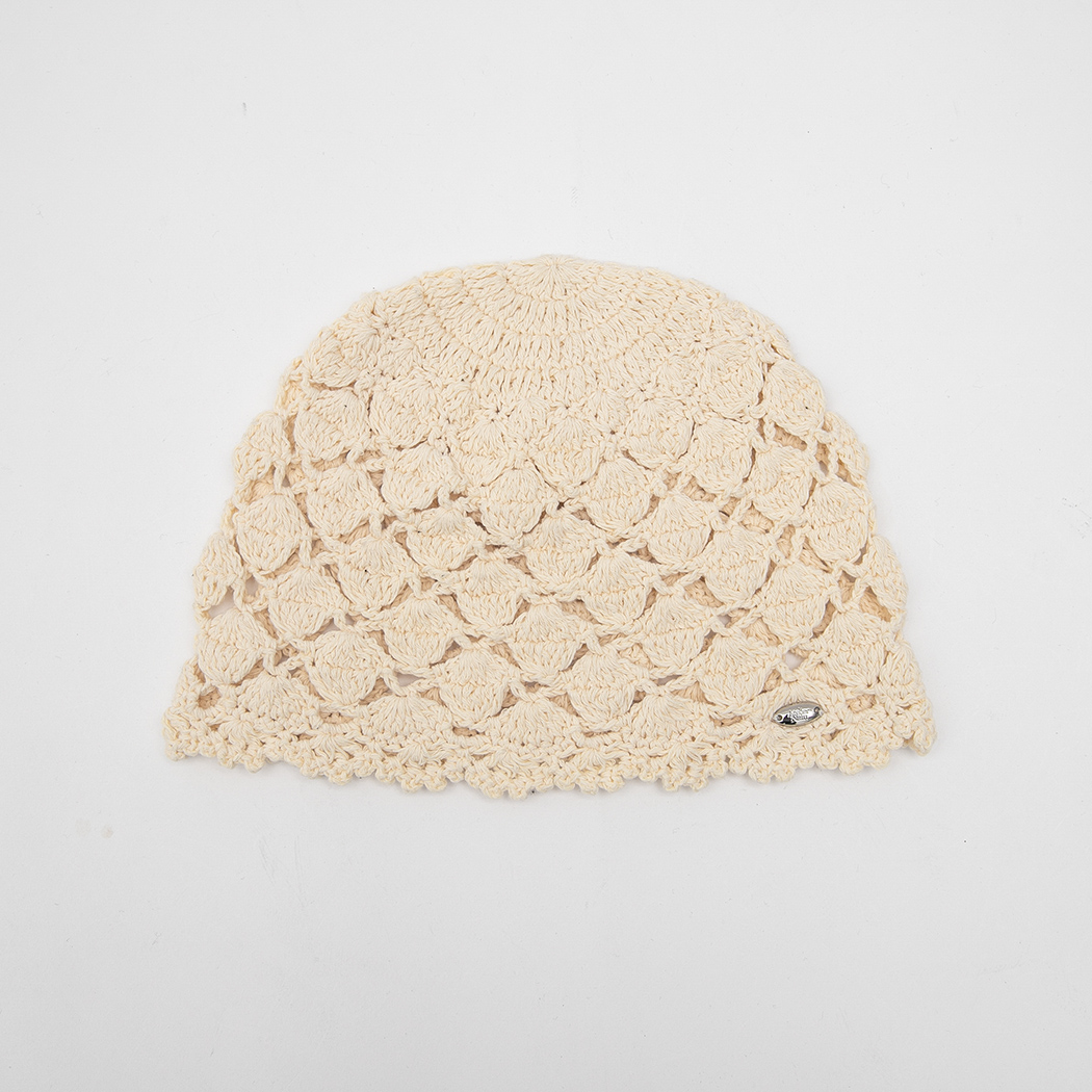 (HA-0062) CROCHET KNIT BEANIE