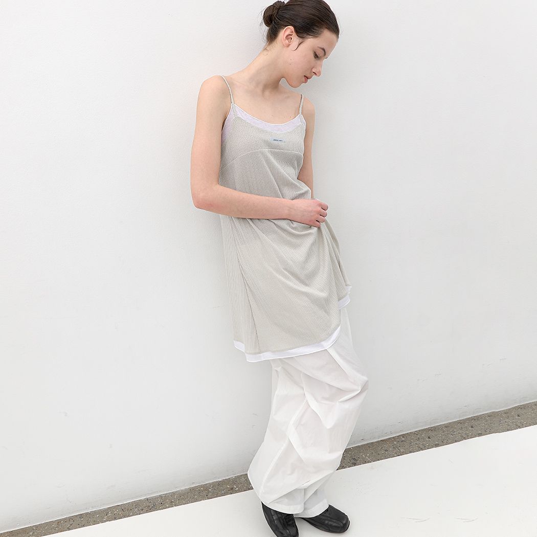 (OP-6340)AN SHEER JERSEY MINI DRESS