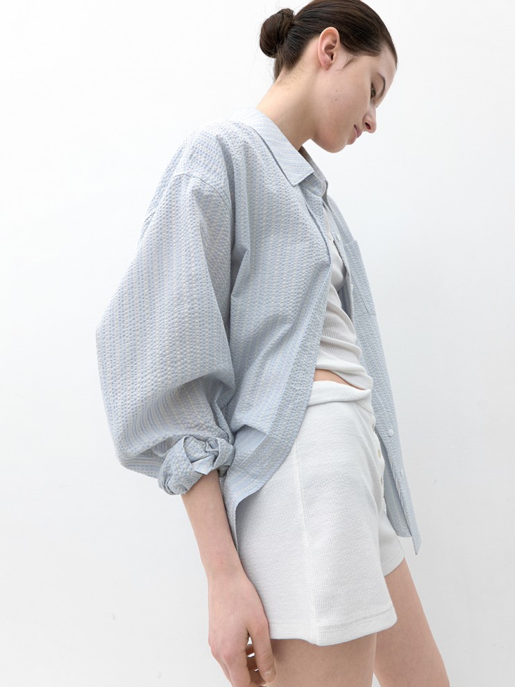 (T-7171)SOFT SLIMFIT BOAT NECK TEE Korea