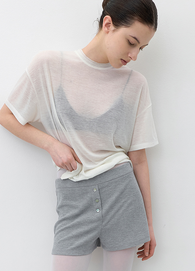 (PT-5783)AN WAFFLE BANDING SHORTS Korea