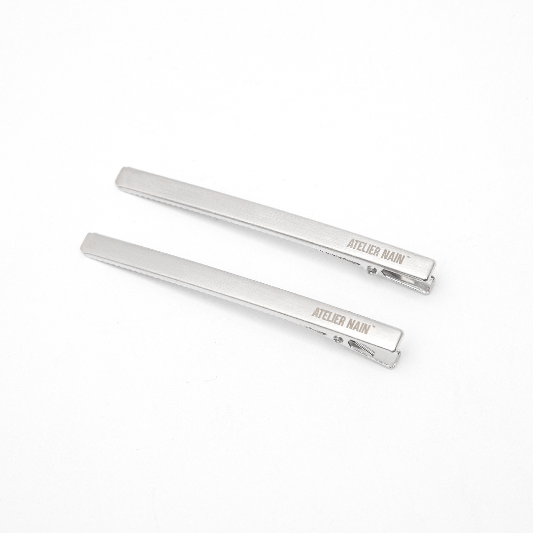(HC-0060)ATELIER NAIN GOODS LOGO METAL HAIRPIN SET