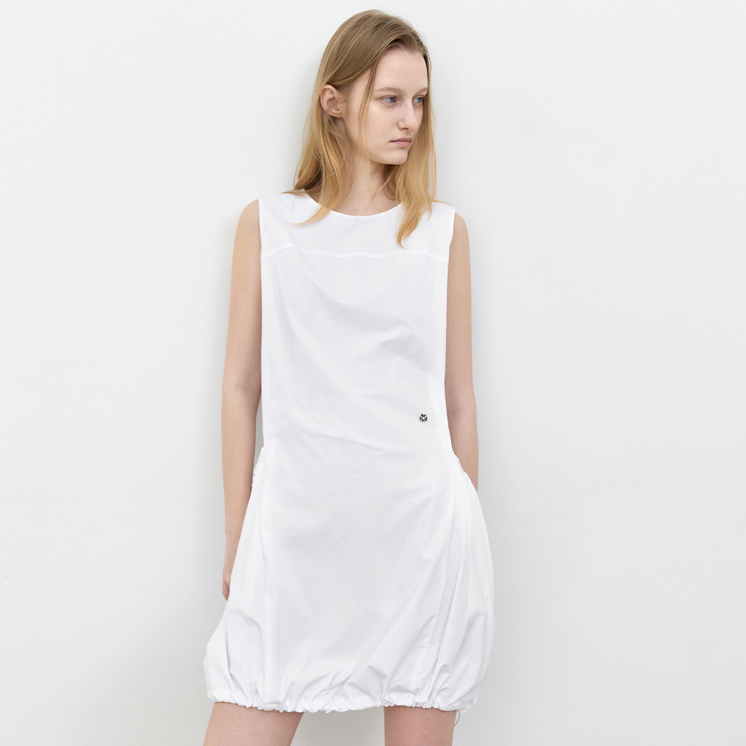 (OP-6339)YU STRING BALLOON MINI DRESS